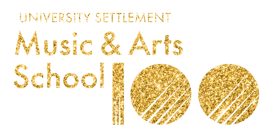 University Settlement Music & Arts School 100th Anniversary Logo